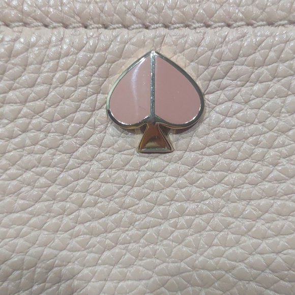 Kate Spade Pink Pebble Leather Crossbody Bag with Gold-tone link Chain Strap - Picture 13 of 16